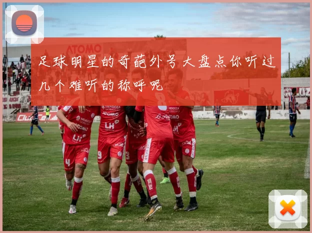 足球明星的奇葩外号大盘点你听过几个难听的称呼呢